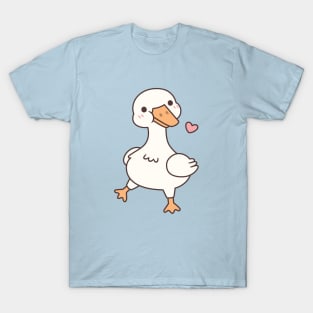 Cute Happy Goose Waddling T-Shirt